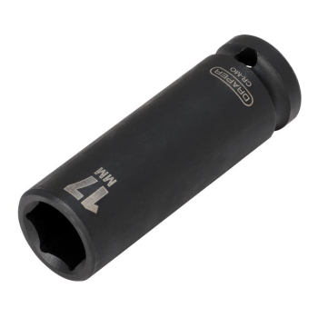 Draper 410D-MM Draper HI-TORQ® Deep Impact Socket, 1/2 inch  Sq. Dr., 17mm - Code: 12743 - Pack Qty 1