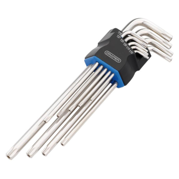 Draper ELTXS9 Draper TX-STAR® Extra Long Arm Security Key Set (9 Piece) - Code: 12813 - Pack Qty 1