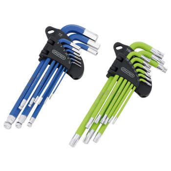 Draper HKSE18 Draper TX-STAR® Metric Ball End Hex Key Sets in EVA Storage Tray (18 Piece) - Code: 12823 - Pack Qty 1