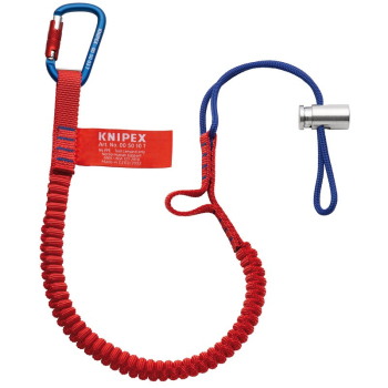 Draper 00 50 12 T BK KNIPEX 00 50 12 T BK Lanyard with Fixated Carabiner, 900mm - Code: 13163 - Pack Qty 1