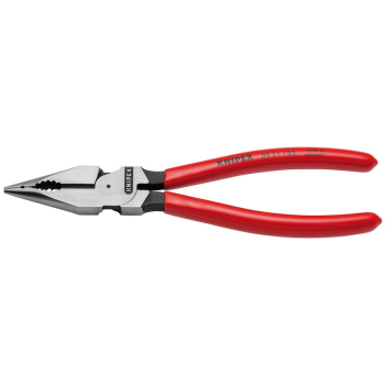 Draper 08 21 185 SB KNIPEX 08 21 185 SB Needle-Nose Combination Pliers plastic coated black atramentized, 185mm - Code: 13177 - Pack Qty 1