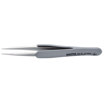 Draper 92 21 10 ESD KNIPEX 92 21 10 ESD Precision Tweezers with rubber handles ESD, 123mm - Code: 13193 - Pack Qty 1
