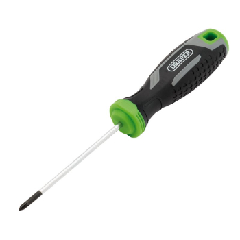 Draper 200/PZ Pozi Soft Grip Screwdriver, PZ0 x 75mm - Code: 13369 - Pack Qty 1