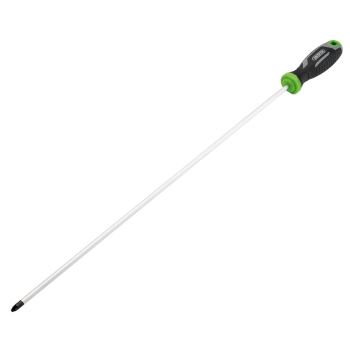 Draper 200/PZ Pozi Soft Grip Screwdriver, PZ2 x 450mm - Code: 13376 - Pack Qty 1