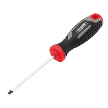 Draper 200/SL Slotted Soft Grip Screwdriver, SL3 x 75mm - Code: 13385 - Pack Qty 1