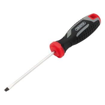 Draper 200/SL Slotted Soft Grip Screwdriver, SL4 x 100mm - Code: 13386 - Pack Qty 1