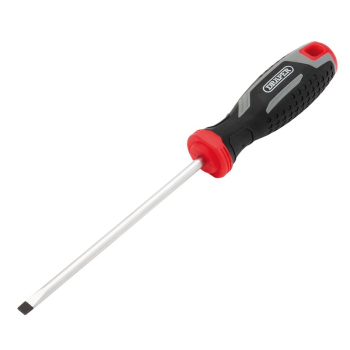 Draper 200/SL Slotted Parallel Soft Grip Screwdriver, SL5.5 x 125mm - Code: 13389 - Pack Qty 1