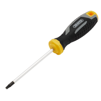 Draper 200/TH Draper TX-STAR® Tamperproof Soft Grip Screwdriver, T20H x 100mm - Code: 13410 - Pack Qty 1