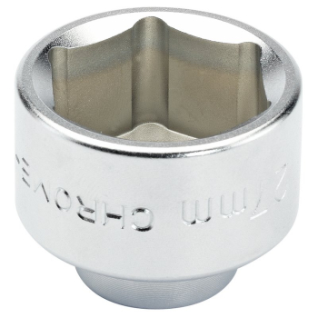 Draper OFCW-27 Oil Filter Cap Socket, 3/8 inch  Sq. Dr., 27mm - Code: 13425 - Pack Qty 1