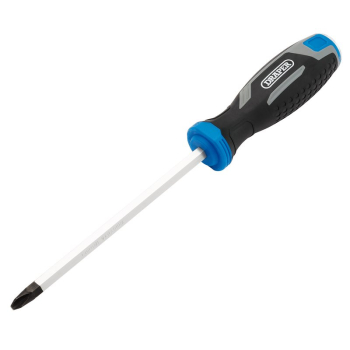 Draper 210/PH Pound Thru Phillips Soft Grip Screwdriver, PH3 x 150mm - Code: 13446 - Pack Qty 1