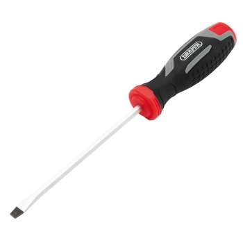 Draper 210/SL Pound Thru Slotted Soft Grip Screwdriver, SL5.5 x 125mm - Code: 13461 - Pack Qty 1