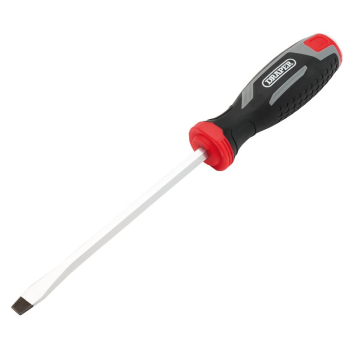 Draper 210/SL Pound Thru Slotted Soft Grip Screwdriver, SL8 x 150mm - Code: 13478 - Pack Qty 1