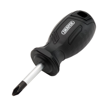 Draper 220/PH Phillips Hard Grip Screwdriver, PH2 x 38mm - Code: 13490 - Pack Qty 1