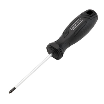 Draper 220/PH Phillips Hard Grip Screwdriver, PH0 x 75mm - Code: 13491 - Pack Qty 1