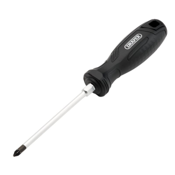 Draper 220/PZ Pozi Hard Grip Screwdriver, PZ1 x 100mm - Code: 13514 - Pack Qty 1