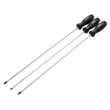 Draper 220/S1 Long Reach Hard Grip Screwdriver Set (3 Piece) - Code: 13580 - Pack Qty 1