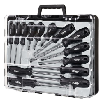 Draper 220/S5 Hard Grip Screwdriver Set (14 Piece) - Code: 13587 - Pack Qty 1