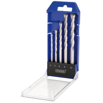 Draper DBMS1 TCT Masonry Drill Bit Set (5 Piece) - Code: 13618 - Pack Qty 1