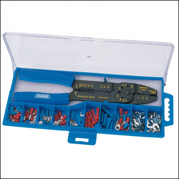 Draper CT-K 5 Way Crimping Tool & Terminal Kit, 240mm - Code: 13658 - Pack Qty 1