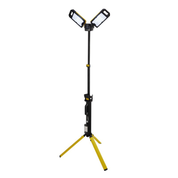 Draper RC/TSL/50W 230V LED Rechargeable Tripod Site Light, 50W, 5000 Lumens - Code: 13885 - Pack Qty 1
