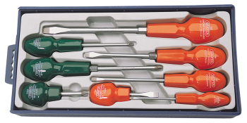 Draper 186/8 Cabinet Pattern Screwdriver Set (8 Piece) - Discontinued - Code: 14077 - Pack Qty 1