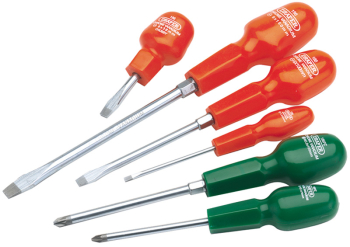 Draper 186/6 Cabinet Pattern Screwdriver Set (6 Piece) - Discontinued - Code: 14078 - Pack Qty 1