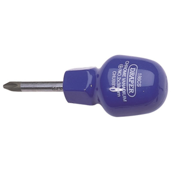 Draper 186CS Cross Slot Cabinet Pattern Chubby Screwdriver, No.2 x 38mm - Discontinued - Code: 14096 - Pack Qty 1