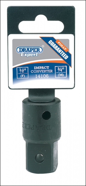 Draper 325 Impact Socket Converter, 1/2 inch (F) x 3/4 inch (M) - Code: 14106 - Pack Qty 1