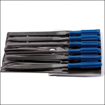 Draper WFS6 Warding File Set with Handles, 100mm (6 Piece) - Code: 14185 - Pack Qty 1