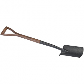 Draper A520EH/I Carbon Steel Border Spade with Ash Handle - Code: 14305 - Pack Qty 1