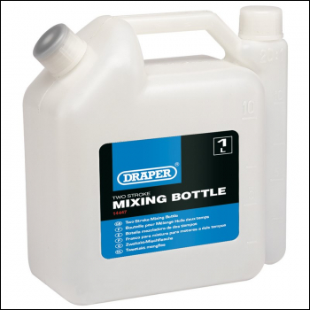 Draper TSMIX Two Stroke Mixing Plastic Bottle, 1L - Code: 14447 - Pack Qty 1