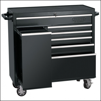 Draper RC6LC/42C Roller Tool Cabinet, 6 Drawer and Side Locker, 42 inch  - Code: 14546 - Pack Qty 1
