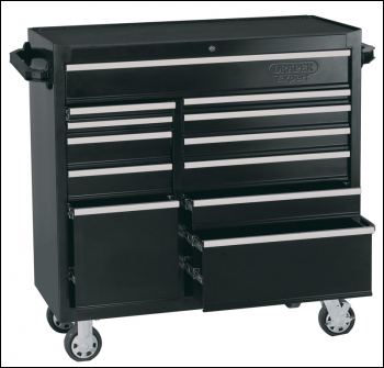 DRAPER Roller Tool Cabinet, 12 Drawer, 42 inch  - Discontinued - Pack Qty 1 - Code: 14583