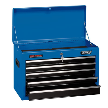 Draper TC5D Tool Chest, 5 Drawer, 26 inch , Blue - Code: 14604 - Pack Qty 1