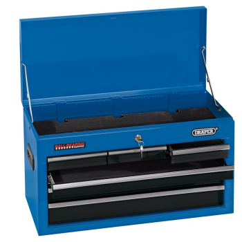 Draper TC6D Tool Chest, 6 Drawer, 26 inch , Blue - Code: 14606 - Pack Qty 1