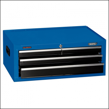 Draper TIC3D Intermediate Tool Chest, 3 Drawer, 26 inch , Blue - Code: 14970 - Pack Qty 1