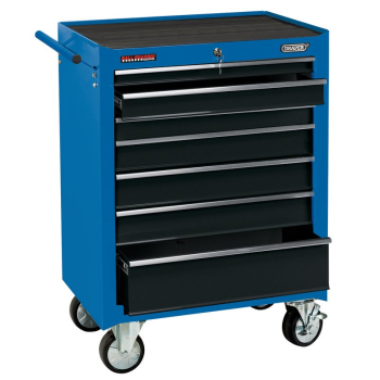 Draper RC7D Roller Tool Cabinet, 7 Drawer, 26 inch , Blue - Code: 15040 - Pack Qty 1