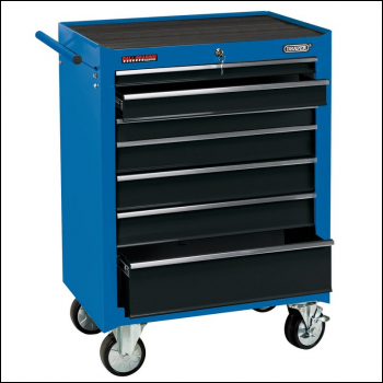 Draper RC7D Roller Tool Cabinet, 7 Drawer, 26 inch , Blue - Code: 15040 - Pack Qty 1