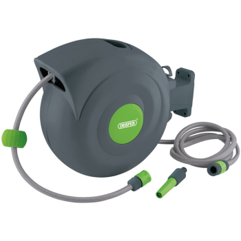 Draper RGH20 Retractable Garden Hose Reel, 20m - Code: 15046 - Pack Qty 1
