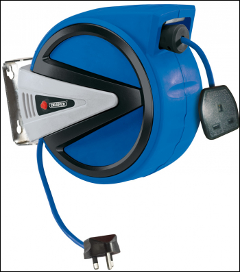 Draper RCR10 230V Retractable Electric Cable Reel, 10m - Code: 15051 - Pack Qty 1