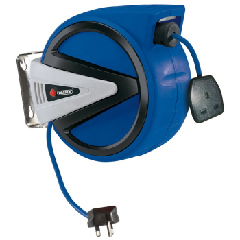 Draper RCR20 230V Retractable Electric Cable Reel, 20m - Code: 15052 - Pack Qty 1