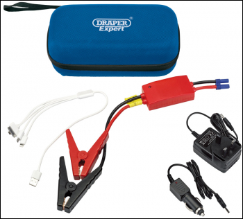 DRAPER Lithium Jump Starter/Charger (400A) - Pack Qty 1 - Code: 15066