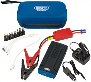 DRAPER Lithium Jump Starter/Charger (500A) - Pack Qty 1 - Code: 15067