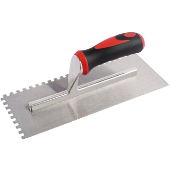 Draper RL-NAT/SG/B Draper Redline® Soft Grip Adhesive Trowel, 120 x 280mm - Code: 15094 - Pack Qty 1