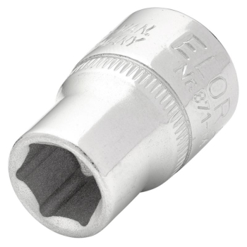 Draper 871-M 10 Elora Hexagon Socket, 3/8 inch  Sq. Dr., 10mm - Code: 15224 - Pack Qty 1