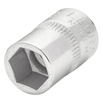 Draper 871-M 12 Elora Hexagon Socket, 3/8 inch  Sq. Dr., 12mm - Code: 15227 - Pack Qty 1