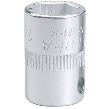 Draper 871-M 13 Elora Hexagon Socket, 3/8 inch  Sq. Dr., 13mm - Code: 15228 - Pack Qty 1