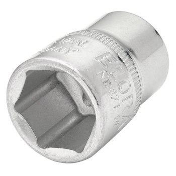 Draper 871-M 15 Elora Hexagon Socket, 3/8 inch  Sq. Dr., 15mm - Code: 15231 - Pack Qty 1