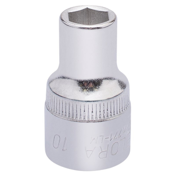 Draper 771-LM 10 Elora Hexagon Socket, 1/2 inch  Sq. Dr., 10mm - Code: 15299 - Pack Qty 1