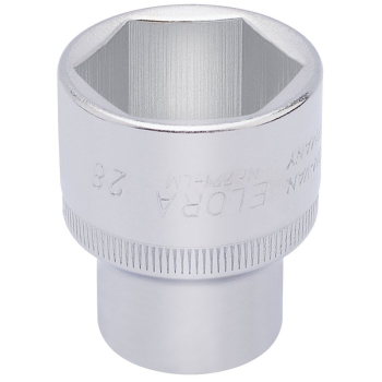 Draper 771-LM 28 Elora Hexagon Socket, 1/2 inch  Sq. Dr., 28mm - Code: 15317 - Pack Qty 1